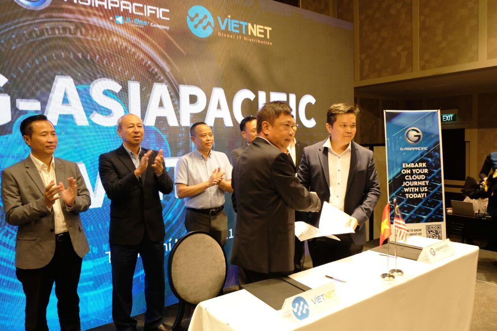 Ký kết ra mắt Liên doanh G-AsiaPacific Vietnam tham gia vào các hoạt động ứng dụng công nghệ điện toán đám mây